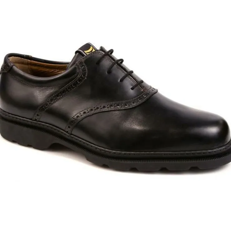 Outlet Michael Toschi G1 Saddle Golf Shoes Black