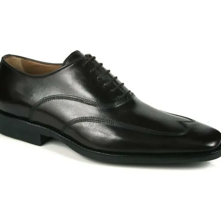 Clearance Michael Toschi Luciano Wing Tip Shoes Black