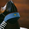 Hot Michael Toschi Luciano Wingtip Brogues Black / Blue Sole Black/Blue