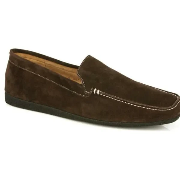 Fashion Michael Toschi Matina House Shoes Chocolate Suede ChocolateSuede