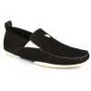 Sale Michael Toschi Onda S Driving Loafers Suede Black
