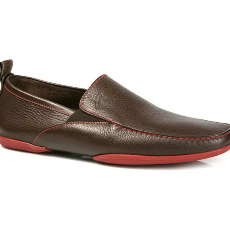 Best Sale Michael Toschi Onda SE Driving Shoes Chocolate/Red Sole Chocolate/RedSole