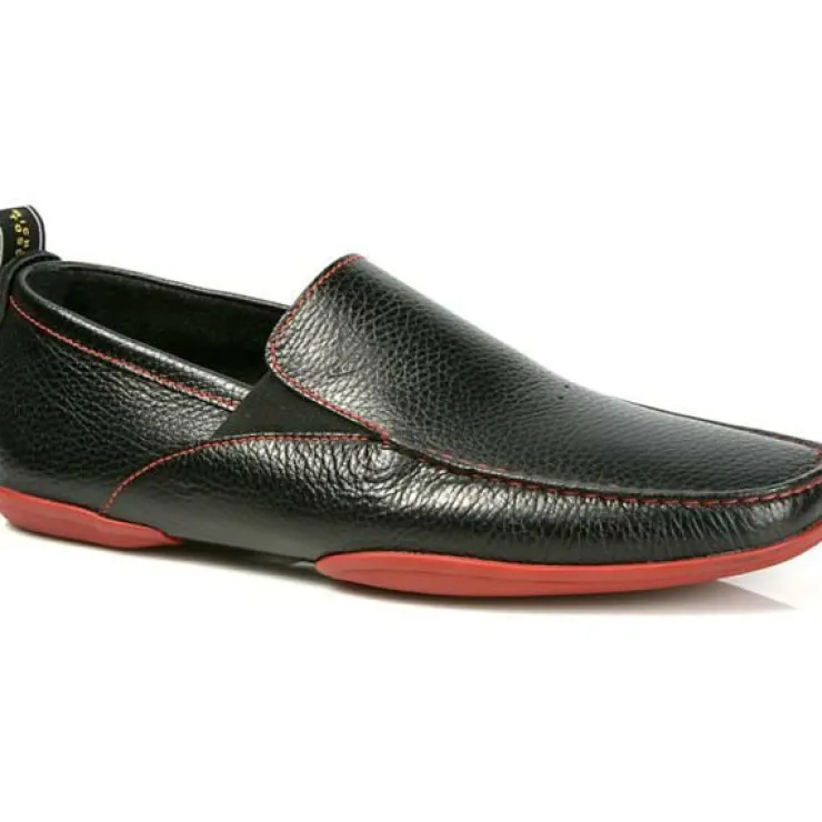 Hot Michael Toschi Onda SE Driving Shoes Black/Red Sole Black/RedSole