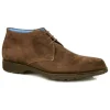 Best Sale Michael Toschi SL800 Suede Chukka Boots Chocolate