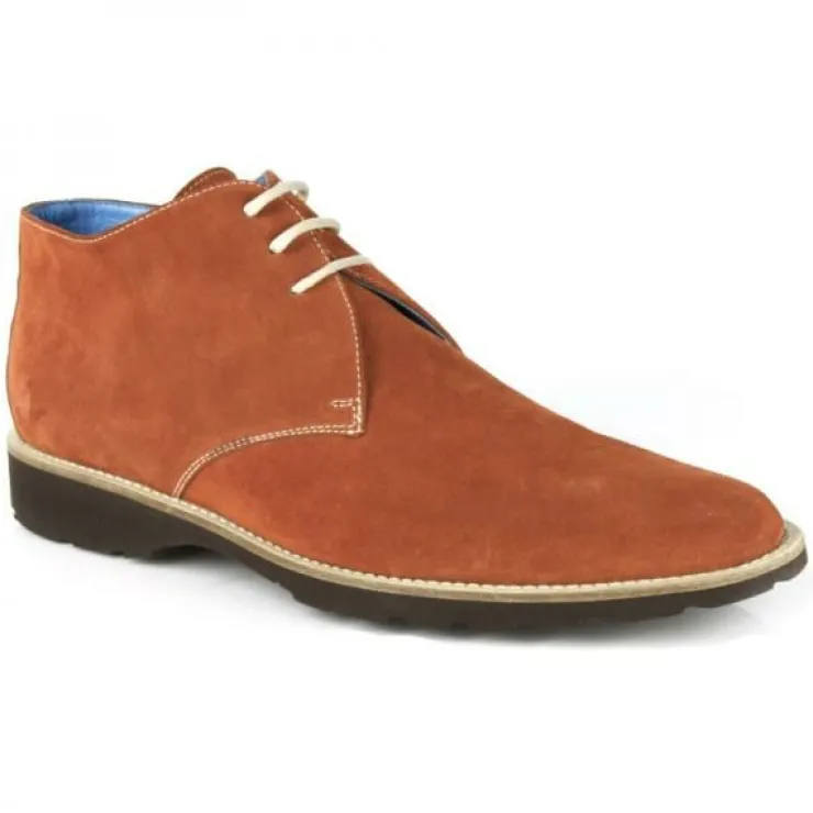 Flash Sale Michael Toschi SL800 Suede Chukka Boots Brick