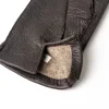 New Moreschi Vail Genuine Peccary / Cashmere Gloves Brown