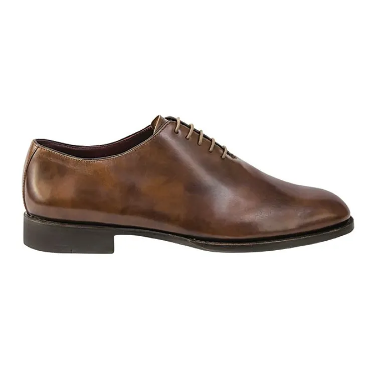 Discount Nettleton Guardsman Plain Toe Oxfords Museum Brown