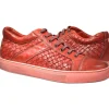 Shop Paolo Shoes Anka Woven Sneakers Red