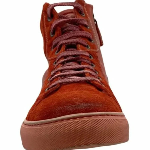 Cheap Paolo Shoes Carlo High Top Sneakers Red