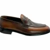 Cheap Paolo Shoes Dani Leather Penny Loafers Brown