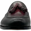 Cheap Paolo Shoes Giovanni Tassel Loafers Burgundy