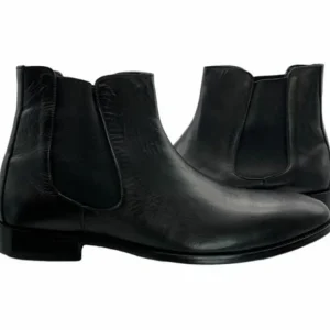 Discount Paolo Shoes Marco Leather Chelsea Boots Black