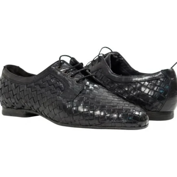 Store Paolo Shoes Otto Woven Shoes Dark Stone Gray