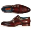 Hot Paul Parkman Calfskin Double Monk Strap Shoes Dark Brown DarkBrown