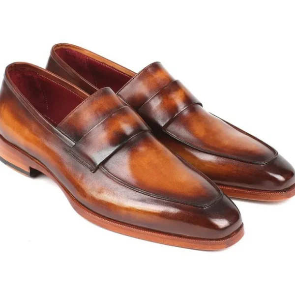 Cheap Paul Parkman Calfskin Loafers Brown