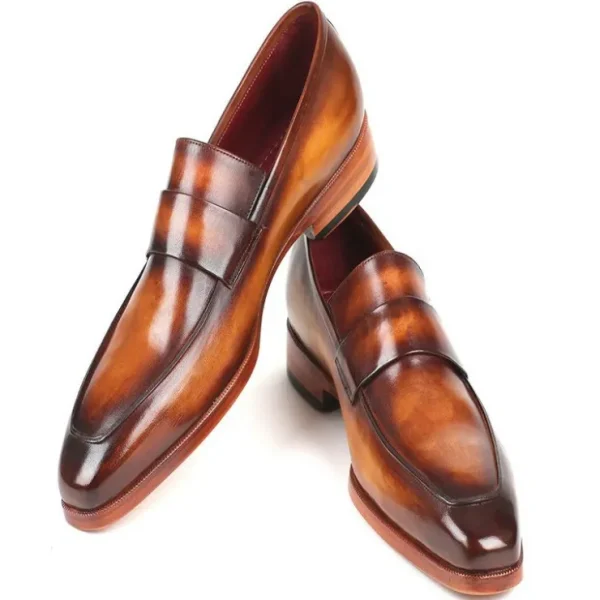 Cheap Paul Parkman Calfskin Loafers Brown