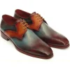 Store Paul Parkman Calfskin Medallion Toe Derby Shoes Multi Color MultiColor