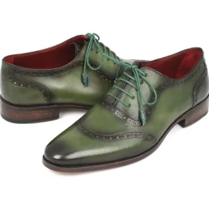 Best Sale Paul Parkman Calfskin Oxfords Green