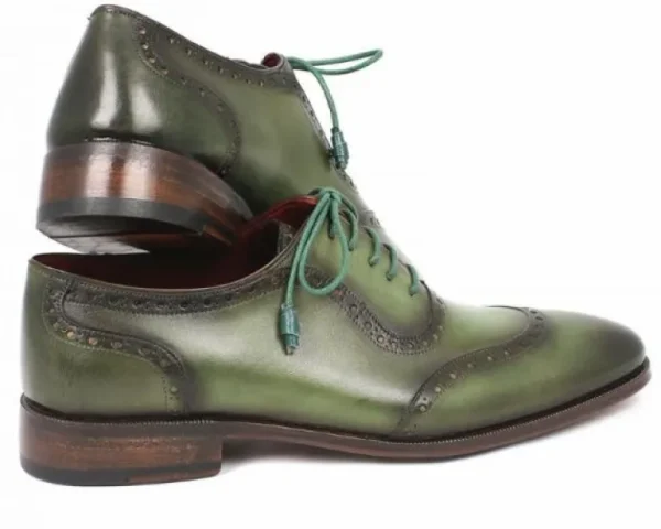 Best Sale Paul Parkman Calfskin Oxfords Green