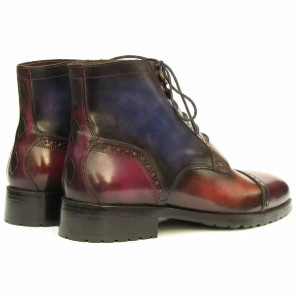 Cheap Paul Parkman Cap Toe Boots Multicolor