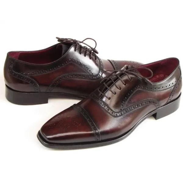 Cheap Paul Parkman Cap Toe Brogues Bordeaux