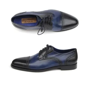 Outlet Paul Parkman Cap Toe Brogues Blue