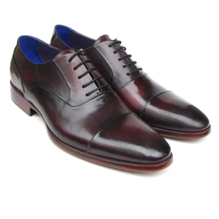 Fashion Paul Parkman Cap Toe Oxfords Purple