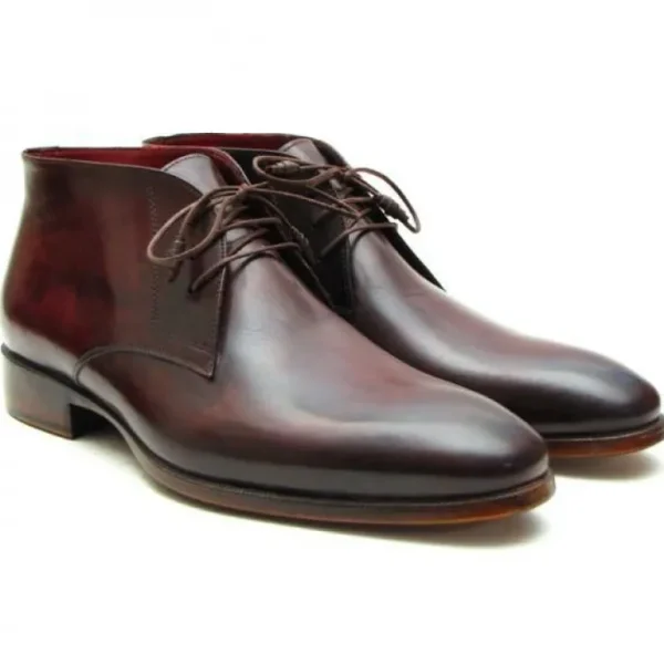 Store Paul Parkman Chukka Boots Brown / Bordeaux Brown/Bordeaux