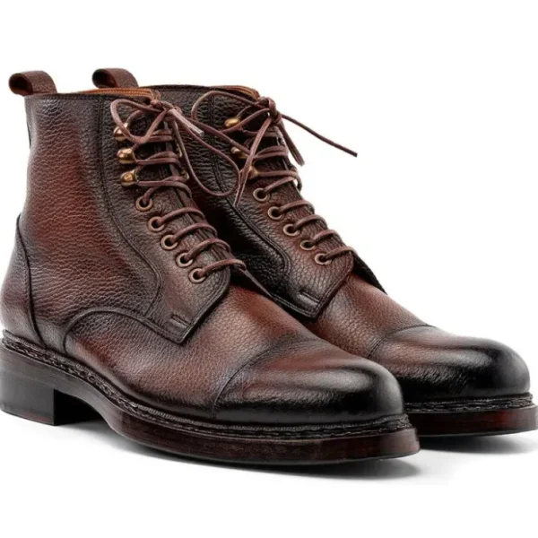 Fashion Paul Parkman Floater Leather Boots Brown