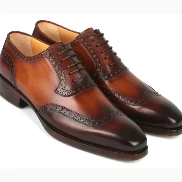 Best Sale Paul Parkman Goodyear Welt Wingtip Oxfords Brown