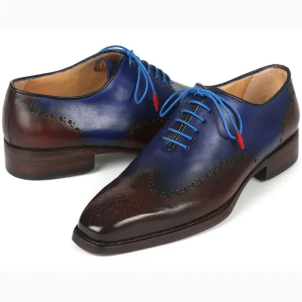 paul_parkman_goodyear_wel_2-17.webp Fashion Paul Parkman Goodyear Welt Oxford Shoes Brown / Blue