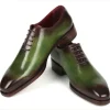 Discount Paul Parkman Goodyear Welt Wholecut Oxfords Green / Bordeaux