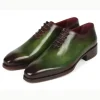 Discount Paul Parkman Goodyear Welt Wholecut Oxfords Green / Bordeaux