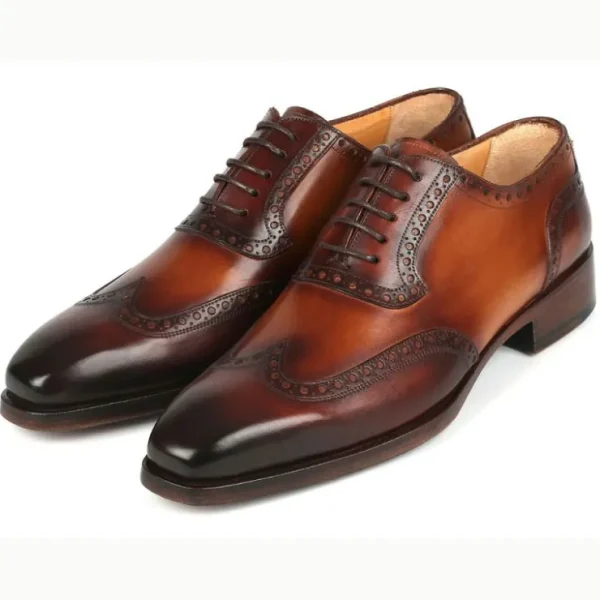 Best Sale Paul Parkman Goodyear Welt Wingtip Oxfords Brown