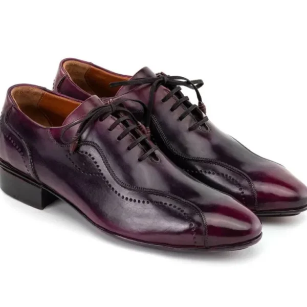 Cheap Paul Parkman Handmade Burnished Oxford (84654-PRP) Purple