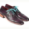 Store Paul Parkman Handsewn Captoe Oxfords Purple