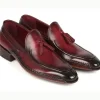 Clearance Paul Parkman Hand-Sewn Tassel Loafers Bordeaux