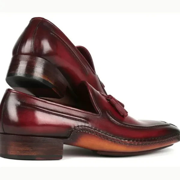 Clearance Paul Parkman Hand-Sewn Tassel Loafers Bordeaux