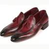 Clearance Paul Parkman Hand-Sewn Tassel Loafers Bordeaux