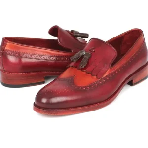 Discount Paul Parkman Kiltie Tassel Loafers Tobacco / Bordeaux