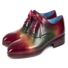 Cheap Paul Parkman Leather Captoe Oxfords Multicolor