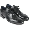 Discount Paul Parkman Leather Lace Up Shoes Black