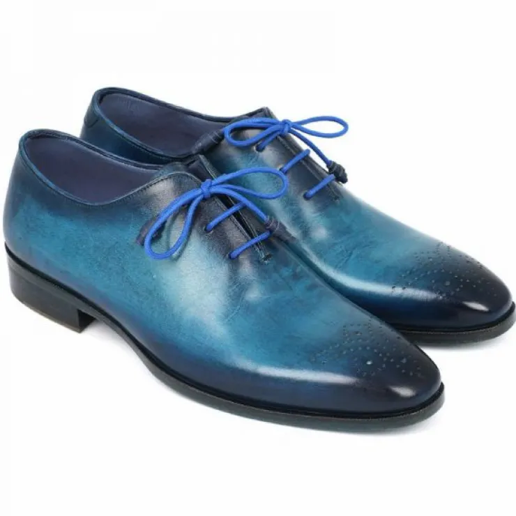 Fashion Paul Parkman Medallion Toe Oxfords Blue / Navy