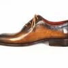 Fashion Paul Parkman Medallion Toe Oxfords Camel