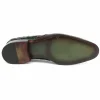 Sale Paul Parkman Ostrich / Leather Derby Shoes Green / Brown