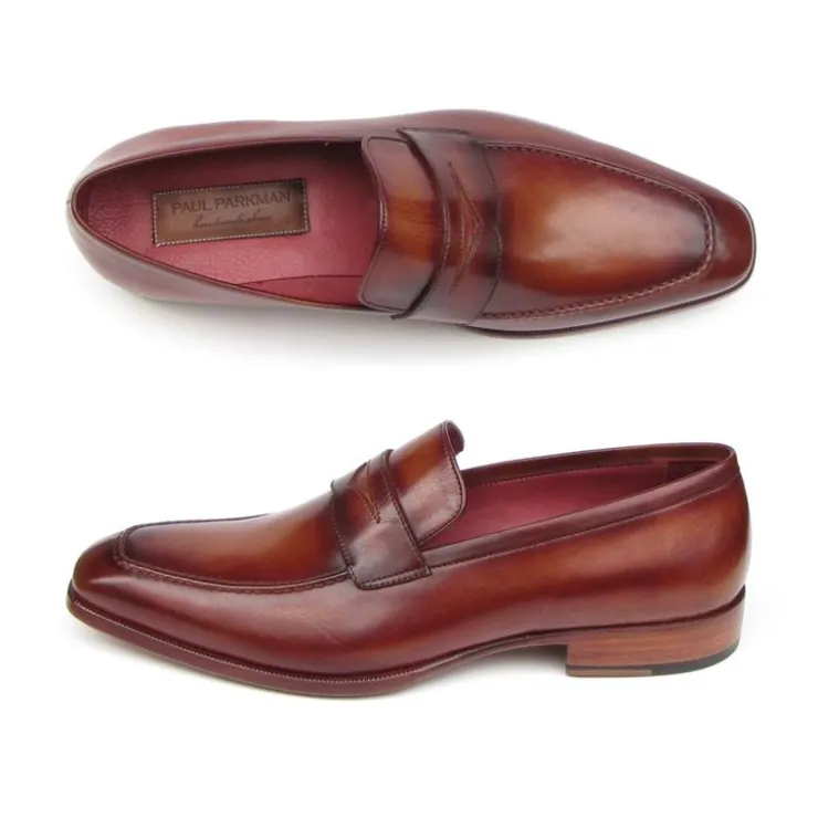 Outlet Paul Parkman Penny Loafers Tobacco / Bordeaux Tobacco/Bordeux