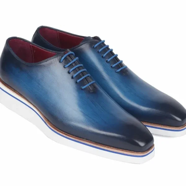 Flash Sale Paul Parkman Smart Casual Wholecut Oxfords Blue