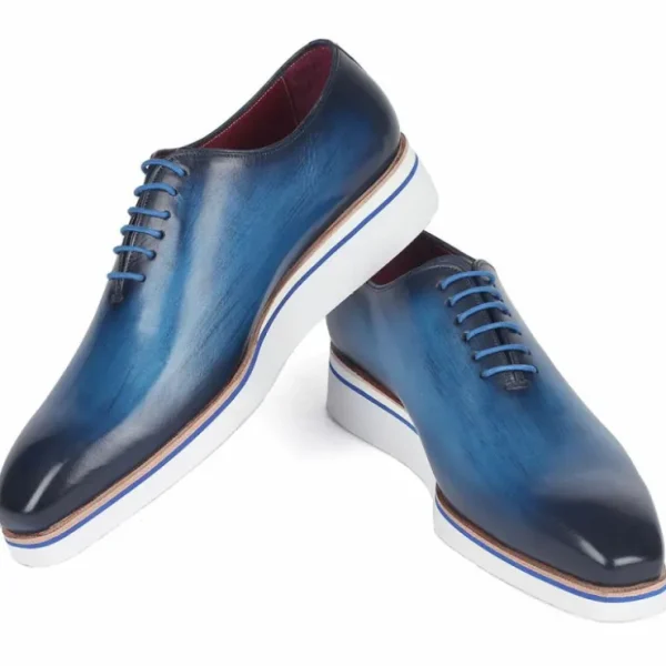 Flash Sale Paul Parkman Smart Casual Wholecut Oxfords Blue