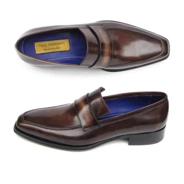 Cheap Paul Parkman Strap Loafers Bronze