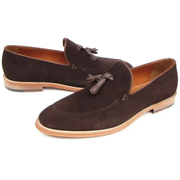 Hot Paul Parkman Suede Tassel Loafers Brown